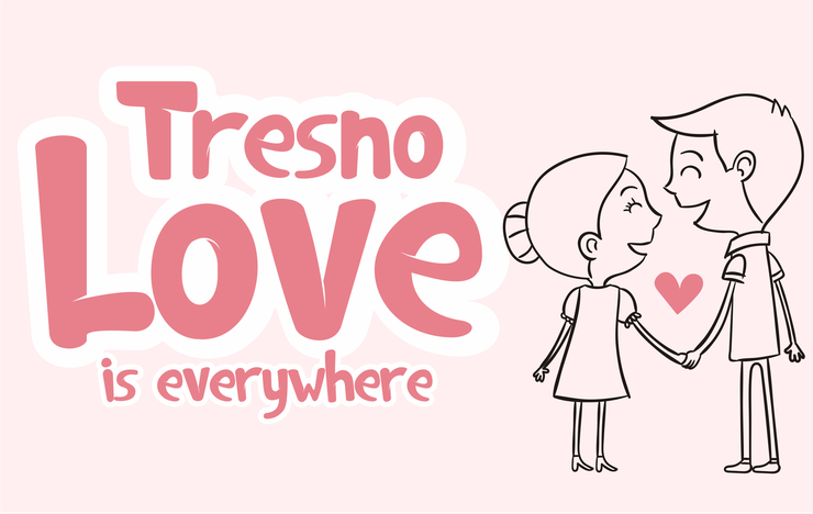 Tresno is love字体 1