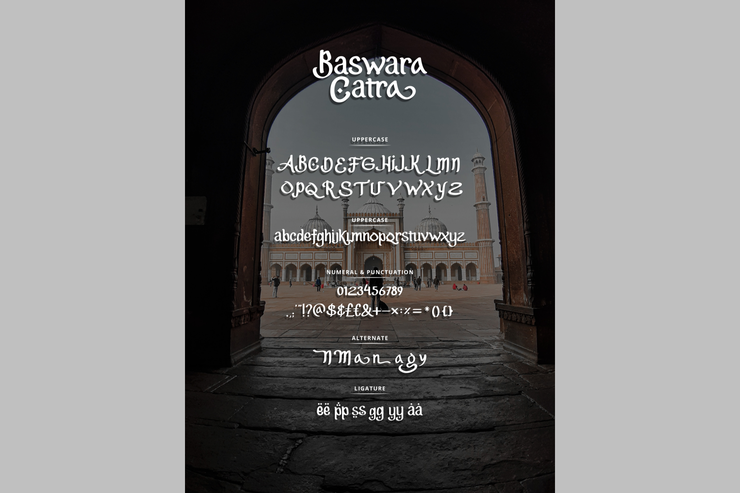Baswara Catra字体 2