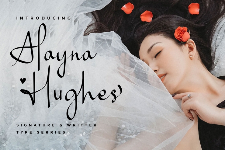 Alayna Hughes字体 3