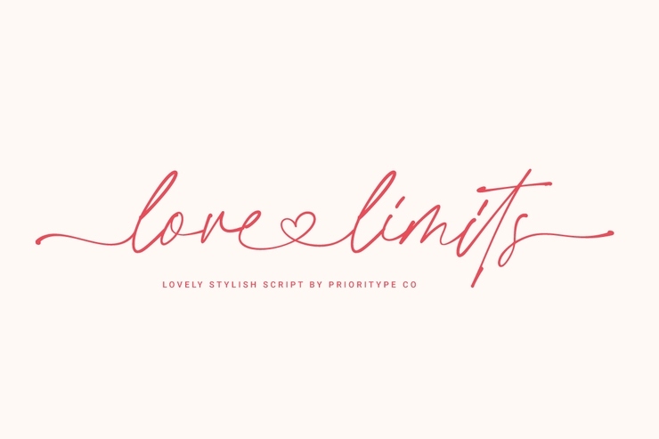 Love Limits字体 3