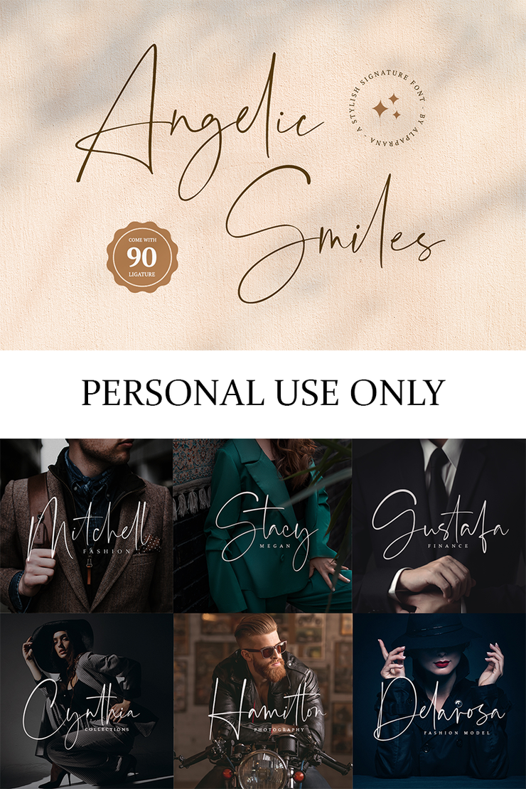 Angelic Smiles字体 7