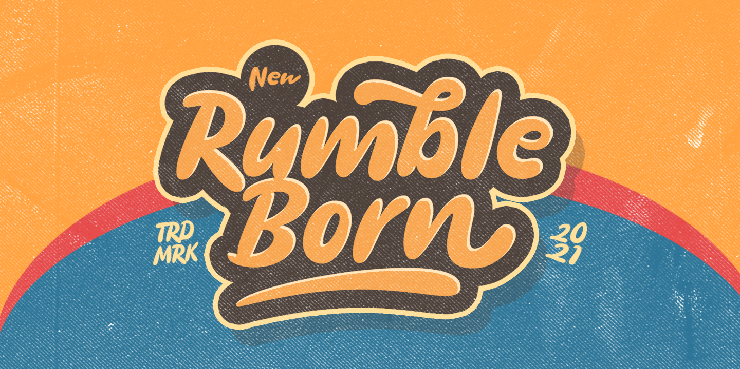 Rumble Born字体 1