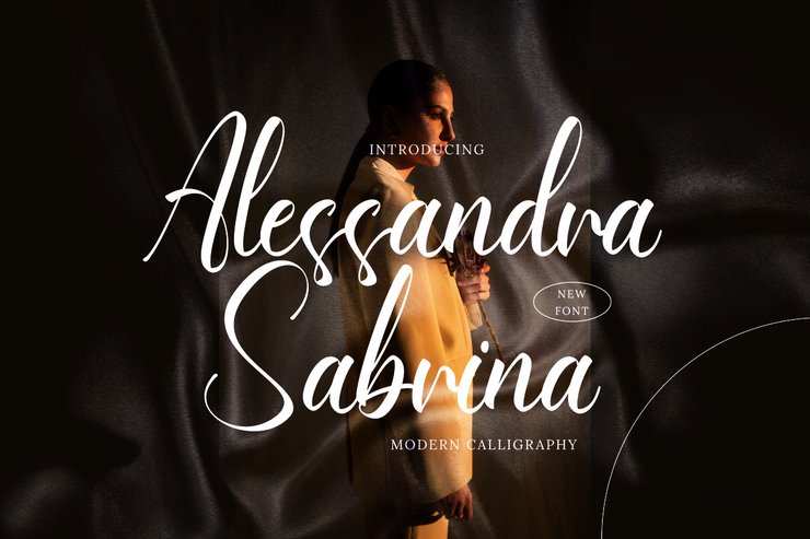Alessandra Sabrina字体 1