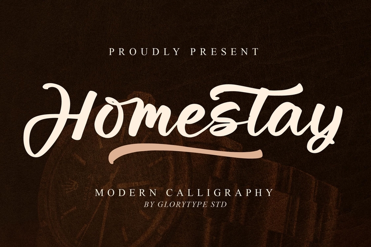 Homestay字体 9