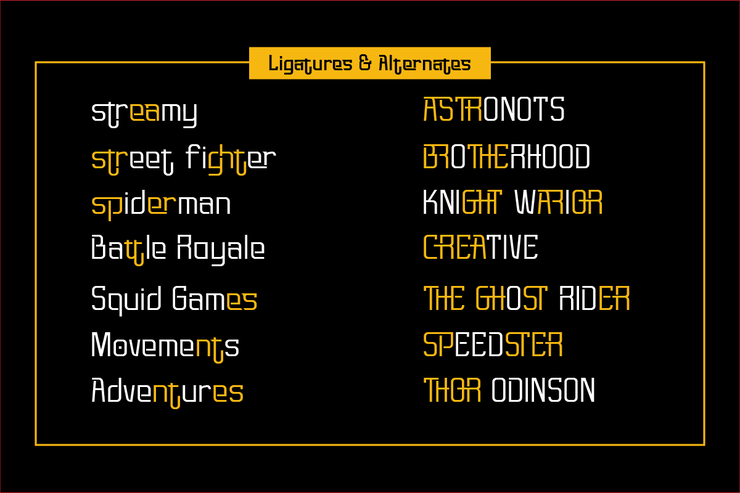 Streamy Light字体 1