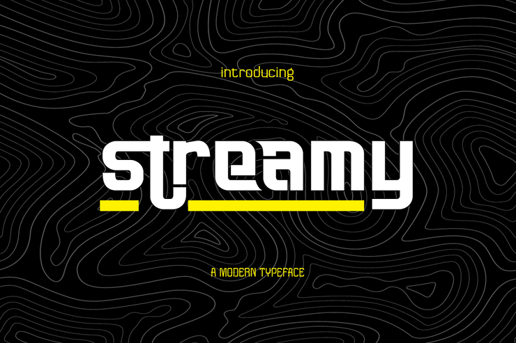 Streamy Light字体 9