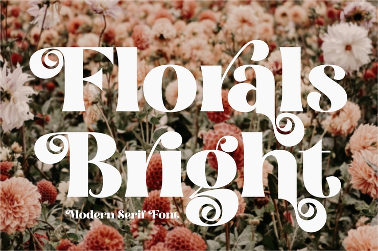 Florals Bright字体 1