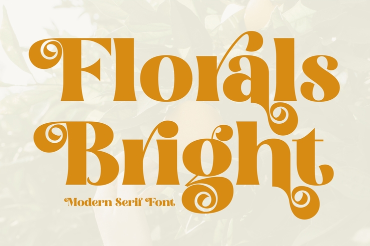 Florals Bright字体 7