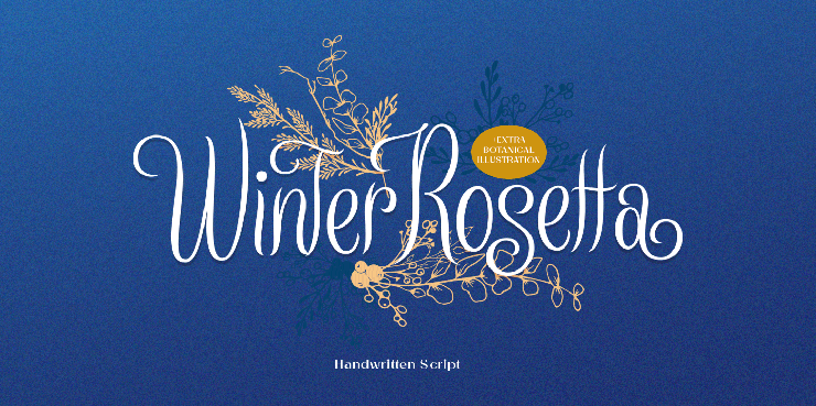 Winter Rosetta字体 2
