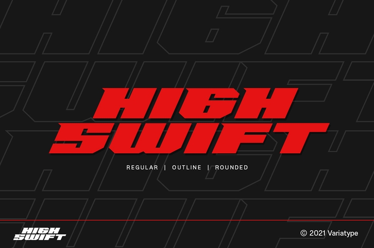 High Swift字体 3