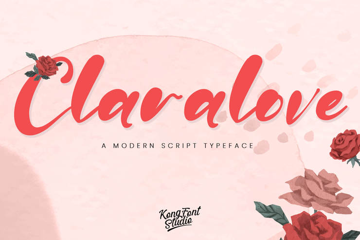 Claralove字体 1