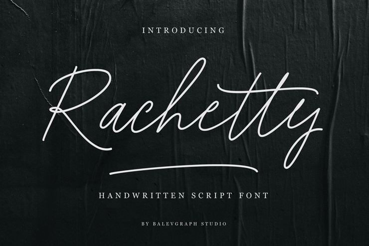 Rachetty字体 1