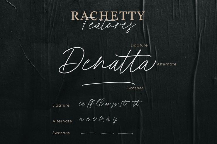 Rachetty字体 5