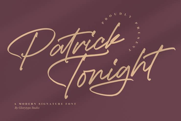 Patrick Tonight字体 8