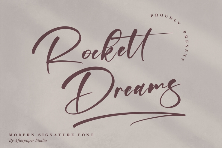 Rockett Dreams字体 8