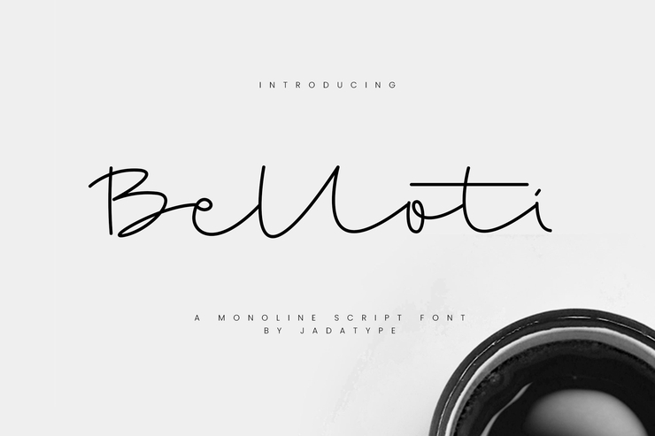 Belloti字体 9