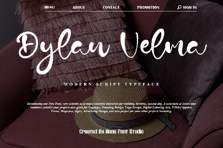Dylan Velma字体 1