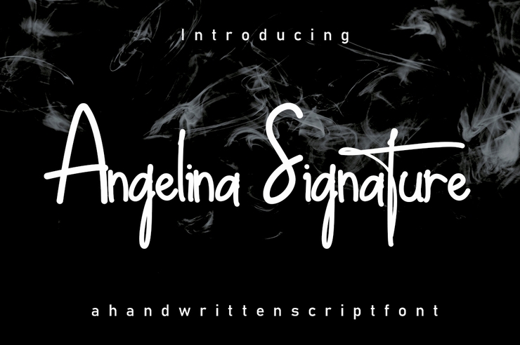 Angelina Signature字体 1