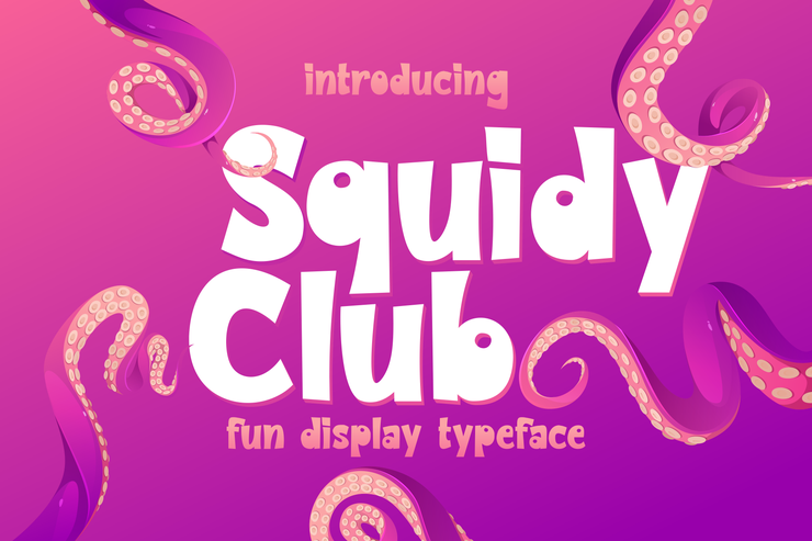 Squidy Club字体 2