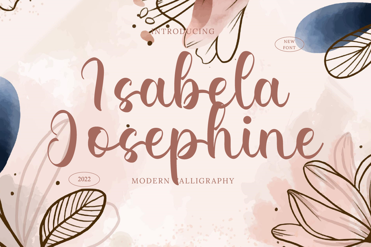 Isabela Josephine字体 1