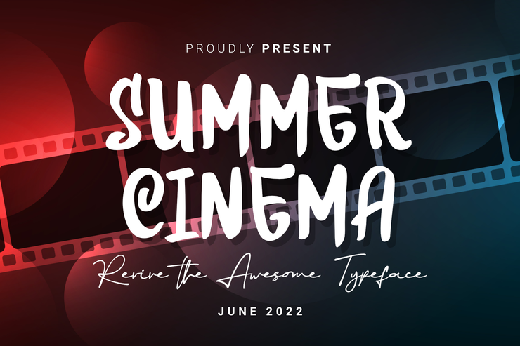 Summer Cinema字体 4