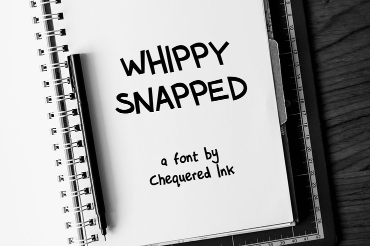 Whippy Snapped字体 1