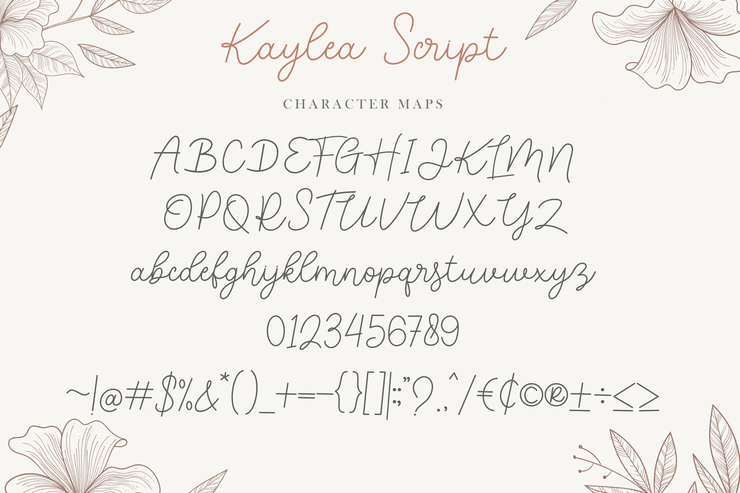Kaylea Script字体 3