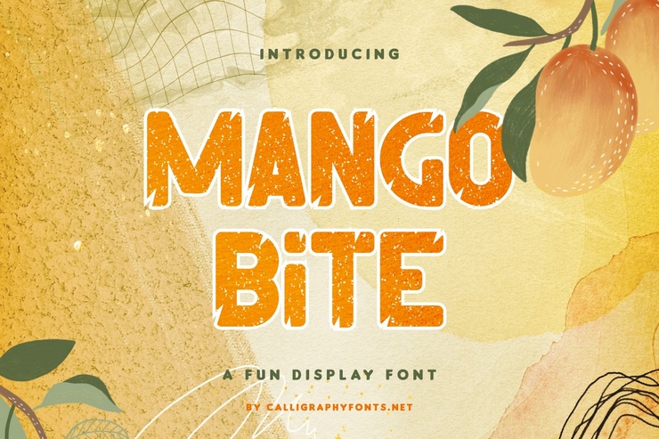 Mango Bite字体 9
