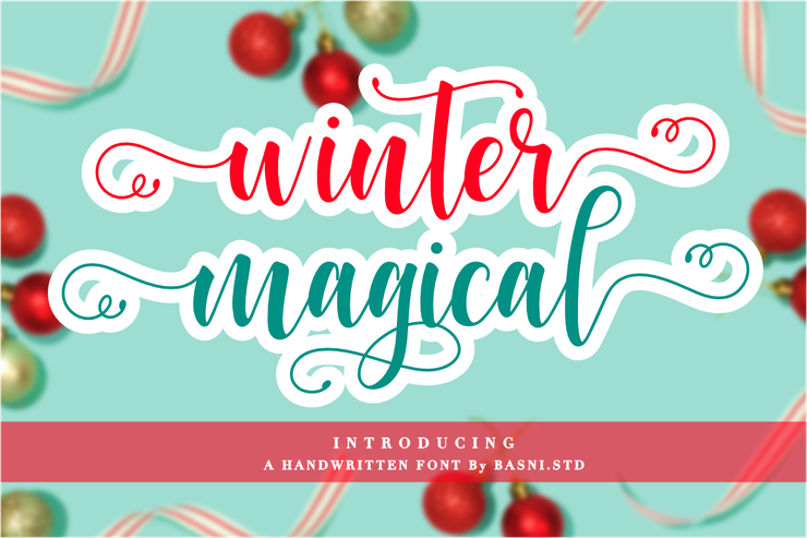 Winter Magical字体 5