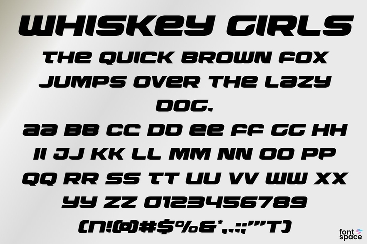 Whiskey Girls字体 2