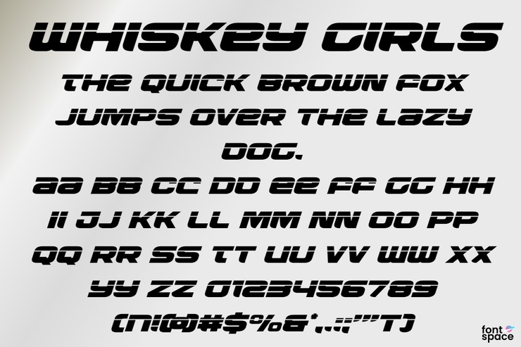Whiskey Girls字体 6