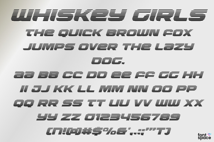 Whiskey Girls字体 7