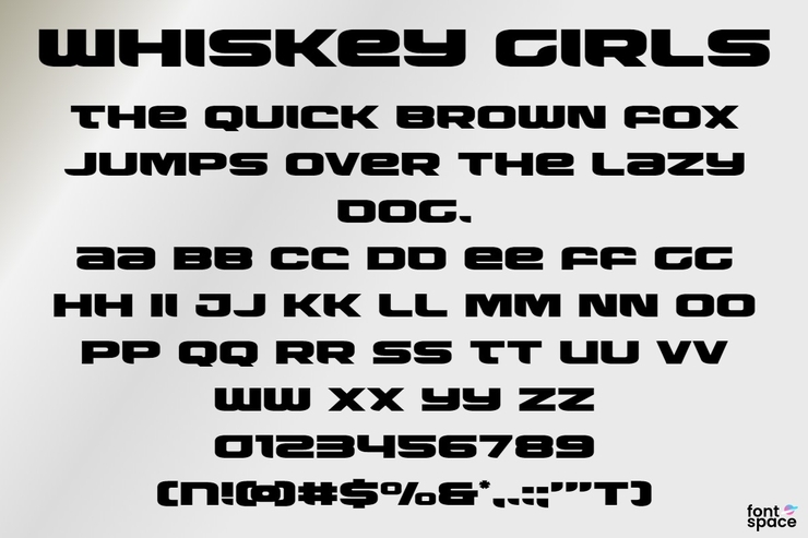 Whiskey Girls字体 9