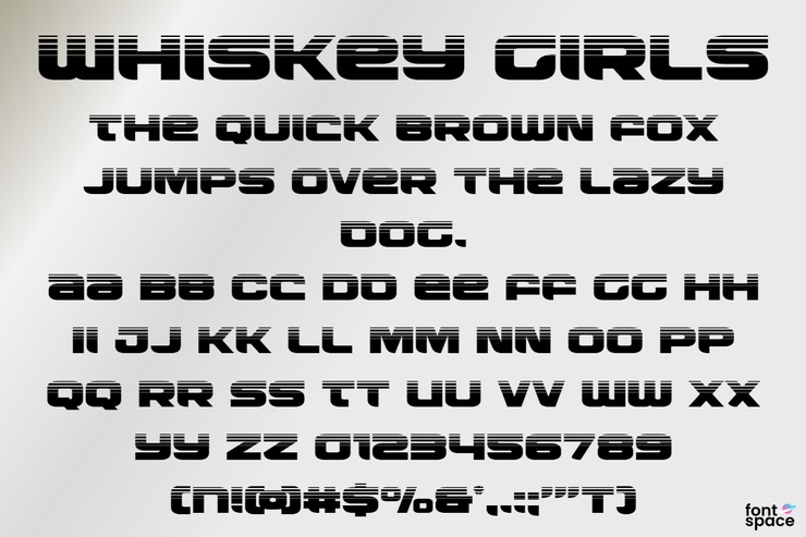 Whiskey Girls字体 10