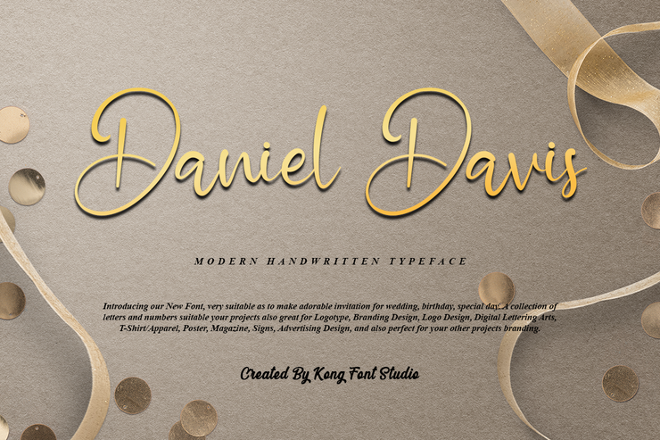 Daniel Davis字体 1