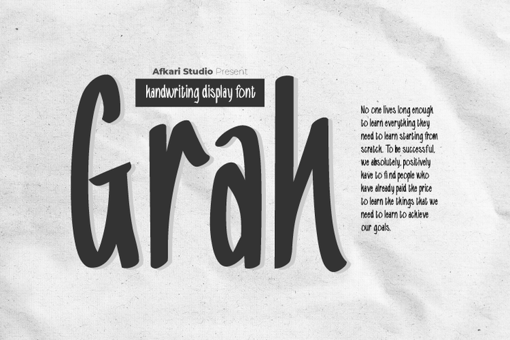 Grah字体 2