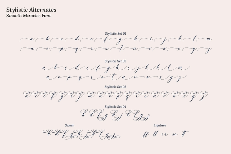Smooth Miracles字体 1