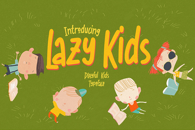 Lazy Kids字体 1