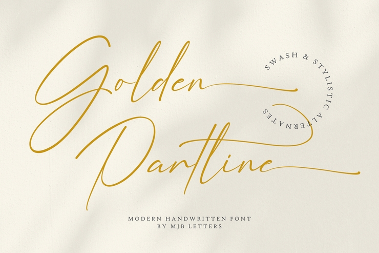 Golden Partline字体 6