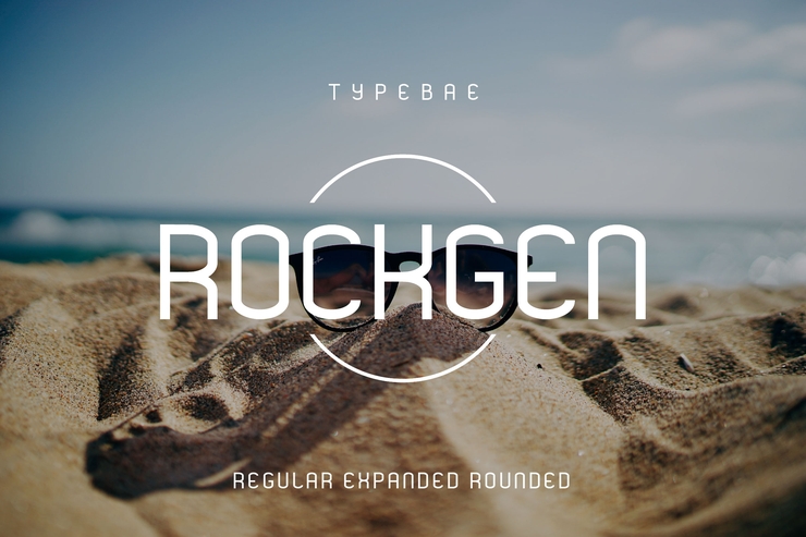 Rockgen字体 7
