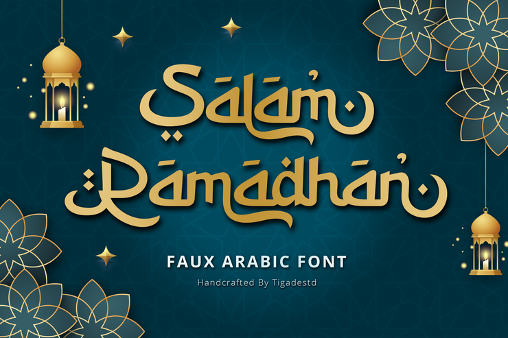 Salam Ramadhan字体 1
