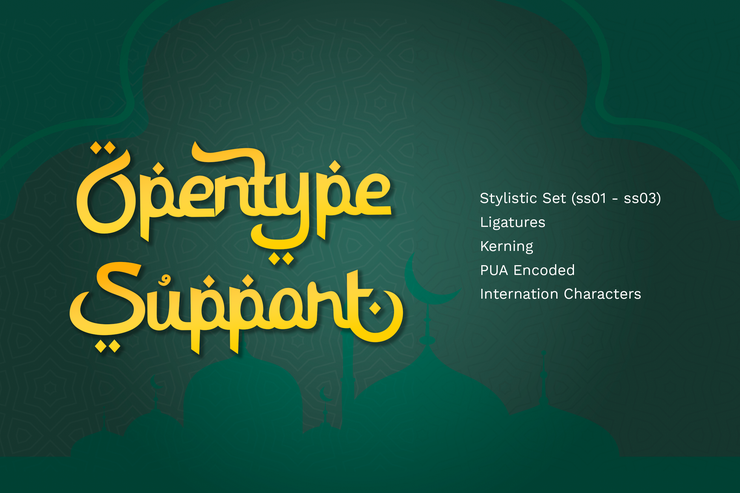 Salam Ramadhan字体 6