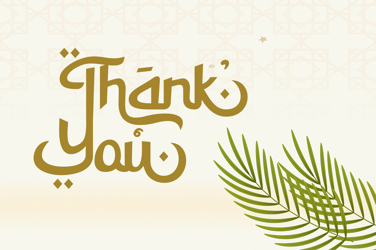 Salam Ramadhan字体 7