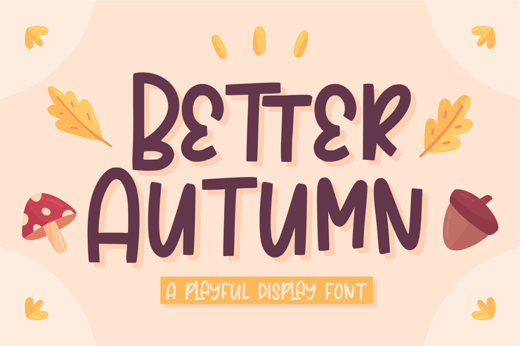 Better Autumn字体 5