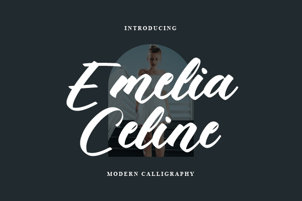 Emelia Celine字体 3
