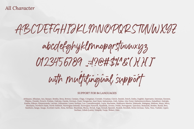 Realistic Twilight字体 4