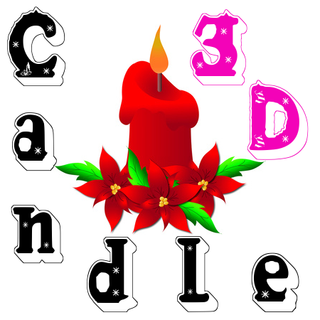 Candle3d字体 1