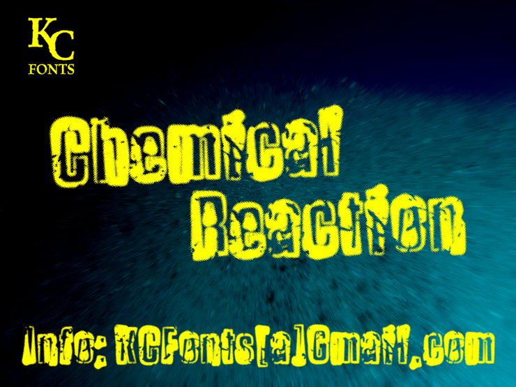 Chemical Reaction字体 1