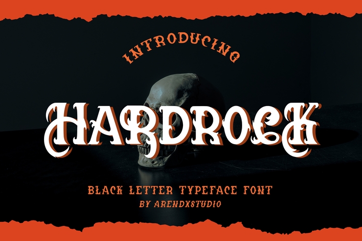 Hardrock字体 2