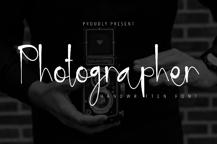 Photographer字体 3